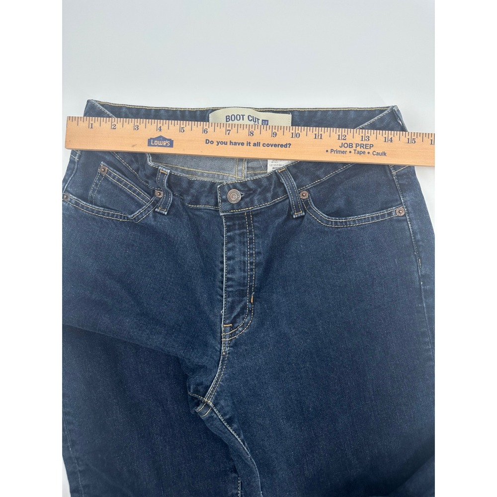Vintage Gap Bootcut Jeans Womens 10 Reg Dark Wash Stretch Denim Y2K 121557 1234 - Picture 6 of 8